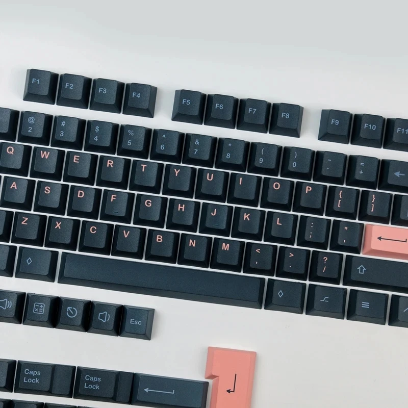 Imagem -02 - Chaves Conjunto Gmk Firefly Keycaps Pbt Tintura Subbed Chave Tampões Cherry Perfil Keycap com 3u 7u Barra de Espaço Iso Entrar para Hhkb ue Layout 140