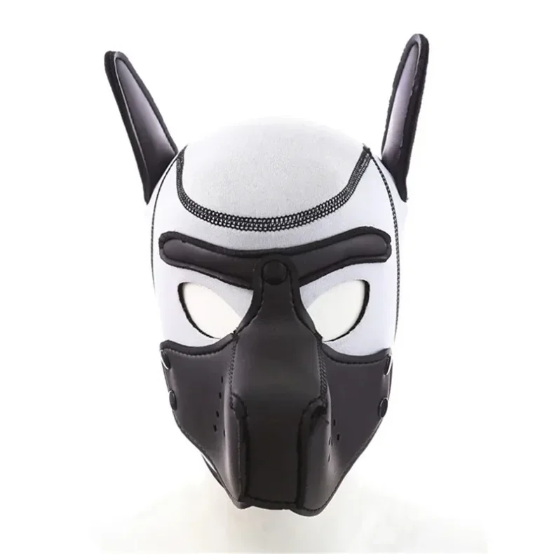 2026 Neoprene Dog Slave Mask BDSM Bondage Gimp Hood Adult Men's Sex Accessories Full Head Restraints Fetish Hood Sex Toys for Me