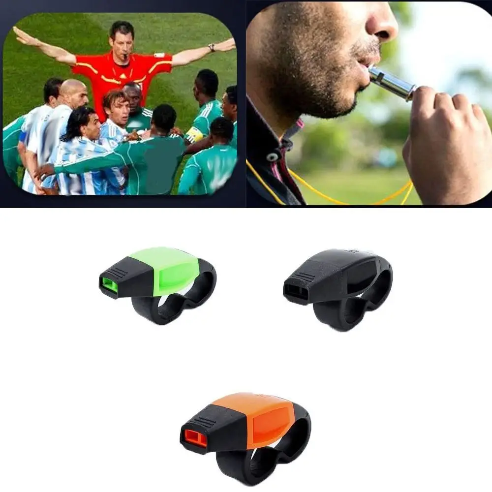 

PVC Hand Whistle High Quality Loud Sound Portable Referees Whistles Multi-coclor Training Accessories Outdoor Survival Whistle