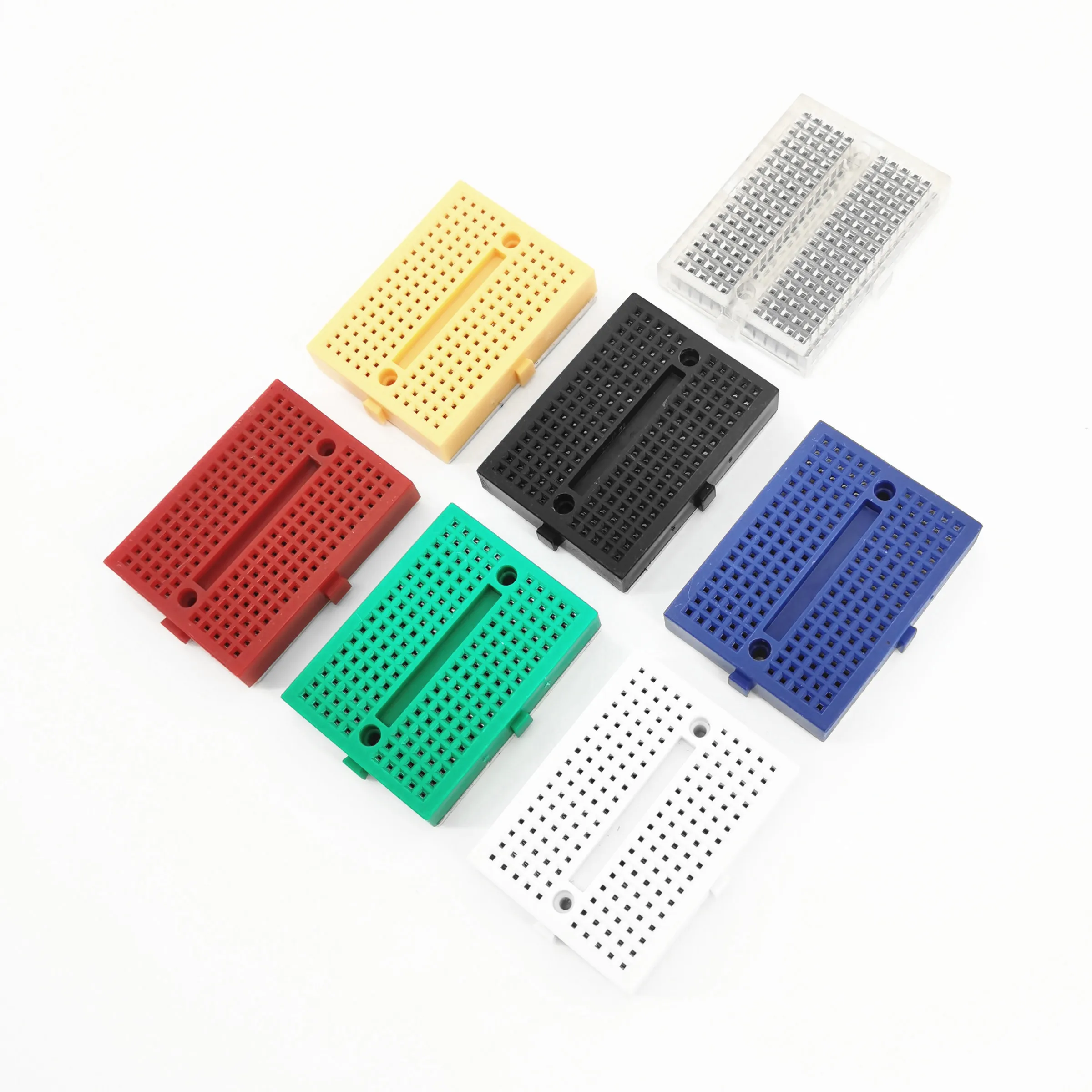 SYB-170 Mini Solderless Prototype Breadboard 170 Tie-points Applicable to Various DIY Suites