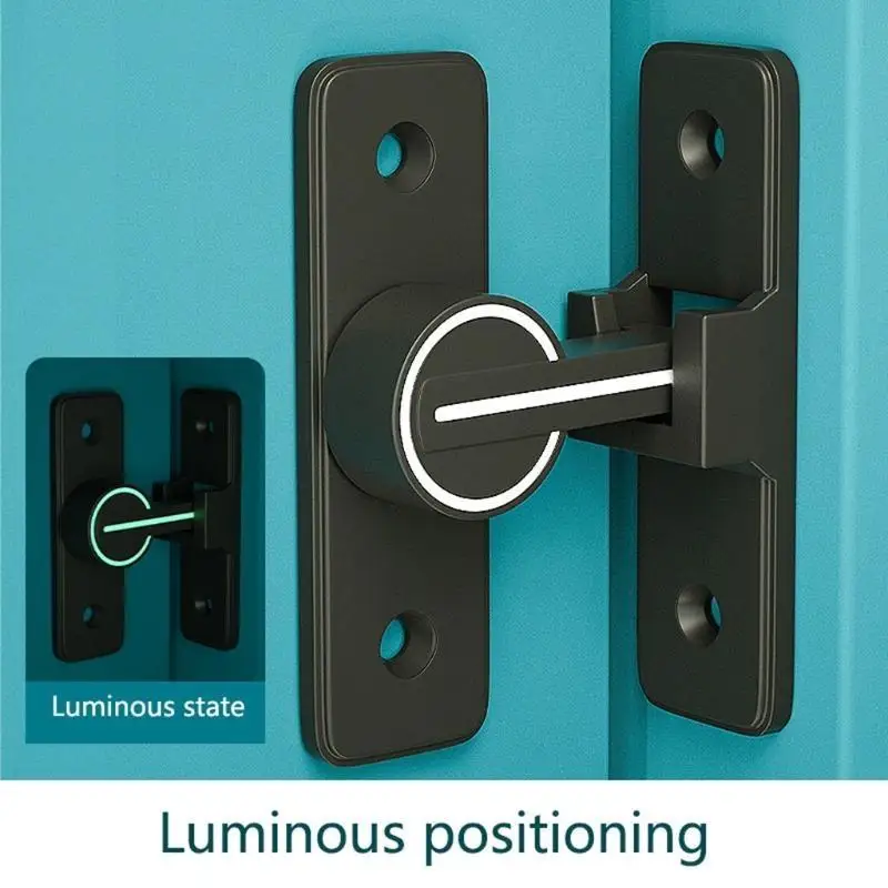 

652F Keyless Twist Locks Zinc Alloy Rotate Bolt Lock 90/180 Degree Gate Latches