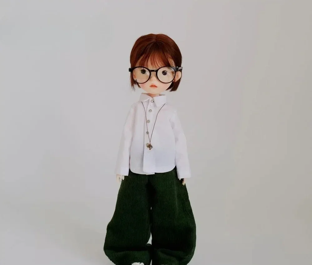 【Ohne Figur】Einfarbige Laternenhose, lange Hose, handgefertigte weibliche Actionfigur-Kleidung, Zubehör für Azone Ob22 Blyth – Detail 4