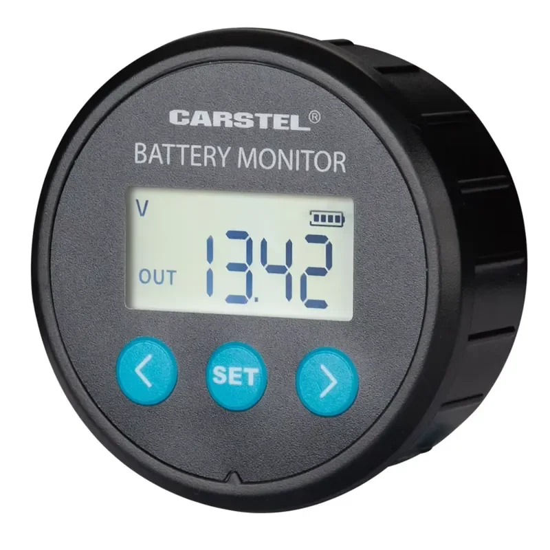 Carstel 500A Battery with Shunt Displays Voltage and Current Power 1-Year Warranty