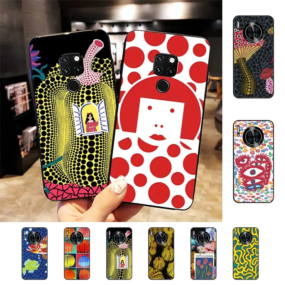 Kusama Yayoi Art Phone Case For Huawei Mate 10 20 30 40 50 Lite Pro Nova 3 3i 5 6 SE 7 Pro 7SE