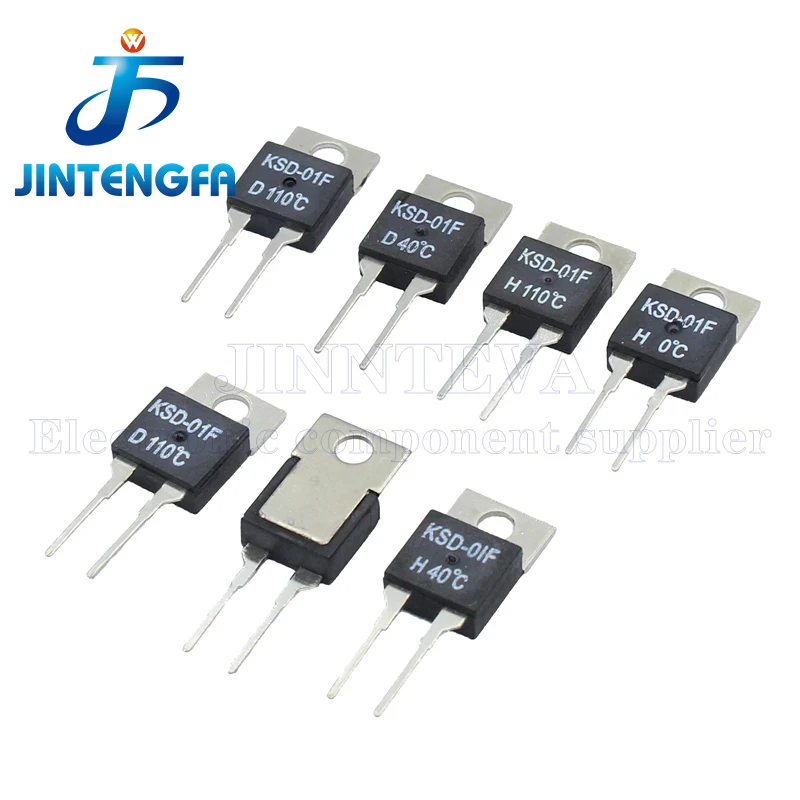 KSD-01F 40~135 45 55 65 100 105 110°C JUC-31F Degree Celsius Normally Open Close Temperature Switch Thermostat Thermal Protector