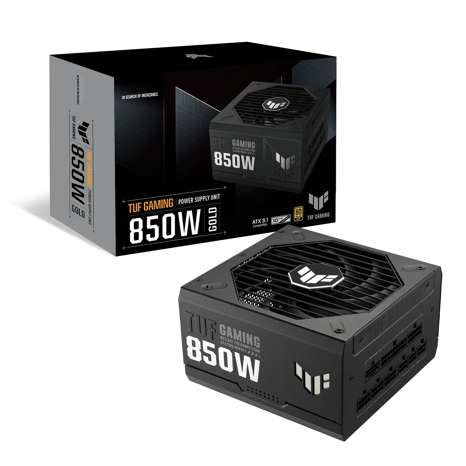 New Stock TUF Gaming 850W Gold ATX3.1 Fully Modular 80 PLUS GOLD Certified Copper 100-240V with 24/20pin for Desktop