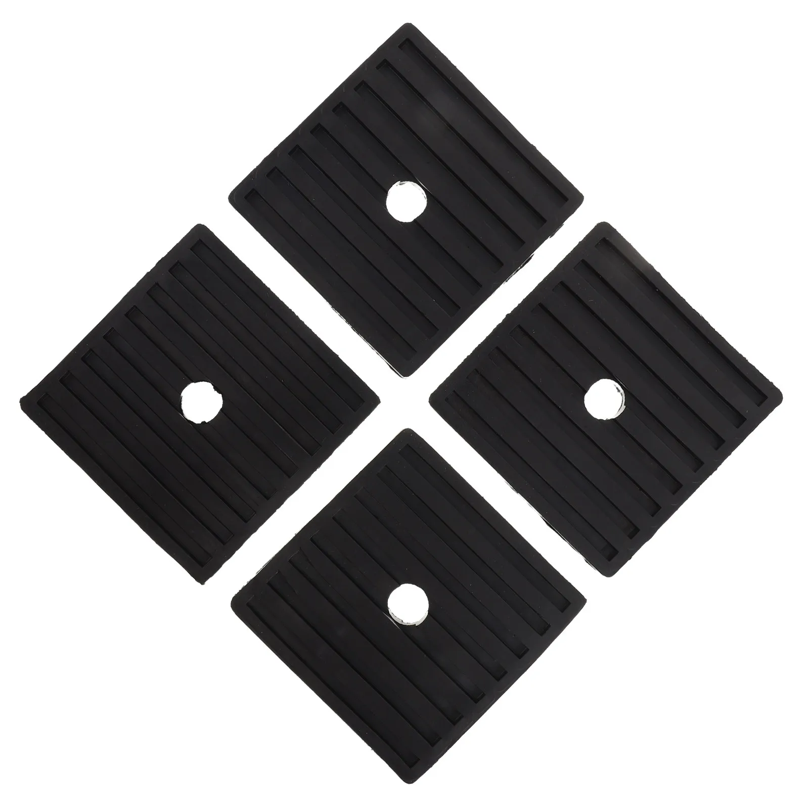 4Pcs Vibration Damping Pads Heavy Duty Rubber Shock Absorbing Foot Pads for Generator Washing Machine Dryer Treadmill Equipment