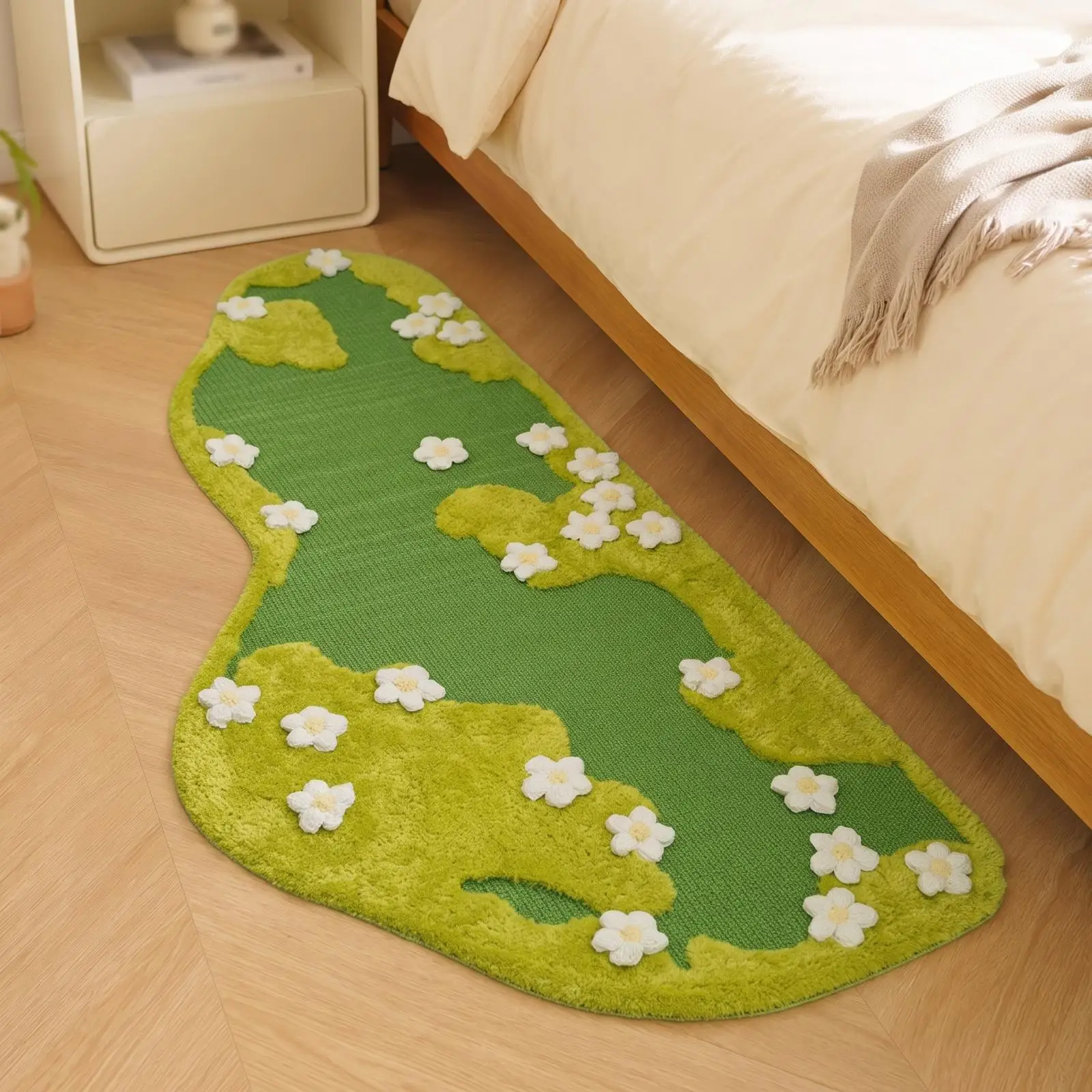 Sisal Cat Scratcher Mat Non-Slip Cat Scratching Mat with Sisal Wear-Resistant Decorative for Cats, Bedroom