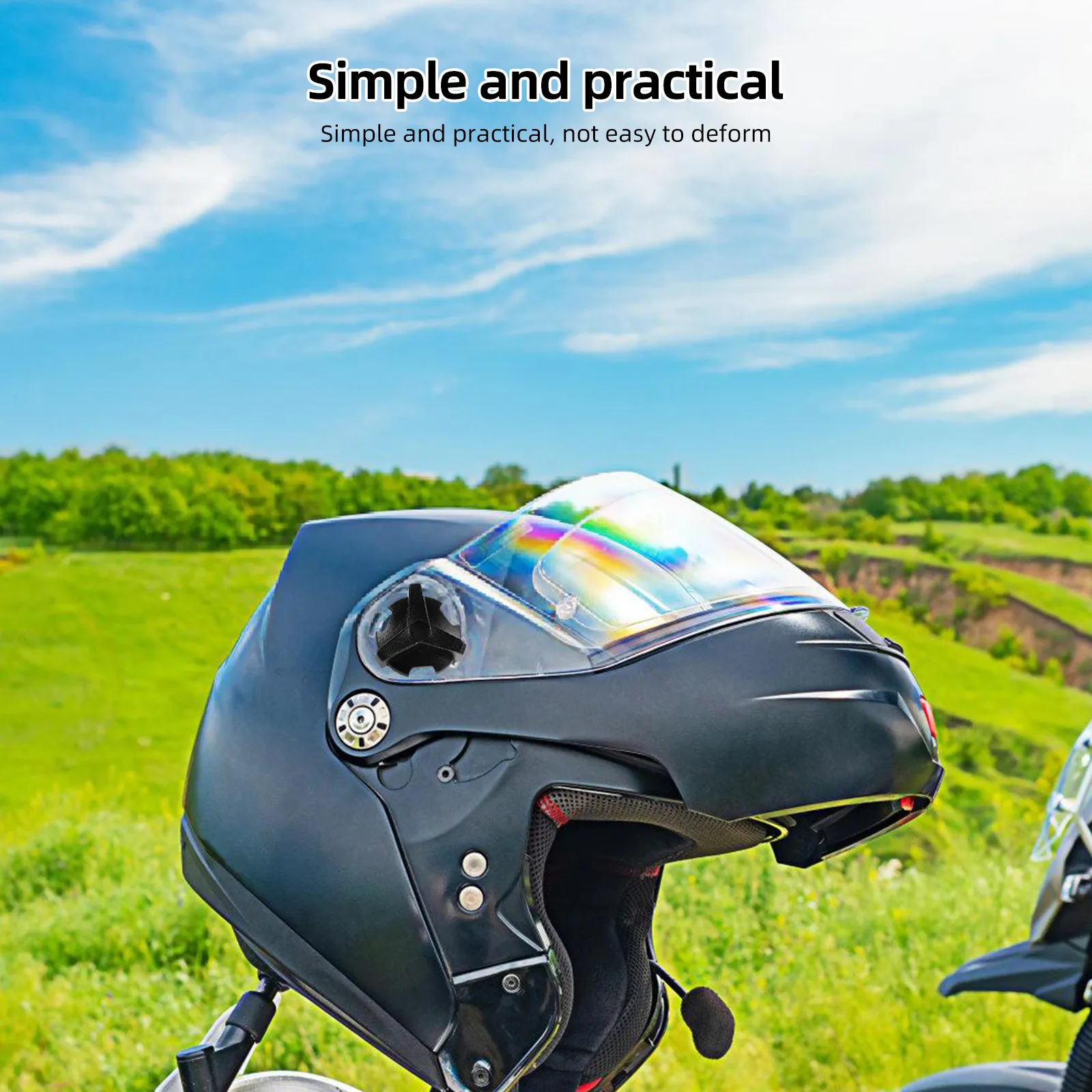 

Набор из 3 универсальных винтов для крепления козырьков мотоциклетных шлемов, усиленные крепления для козырьков, ремонтный комплект, простое использование