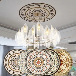 Creativity Ceiling Decorative Parquet Floor Ceiling Lamp Decorative Cover Waterproof Self-Adhesive Stickers Living Room Decorate