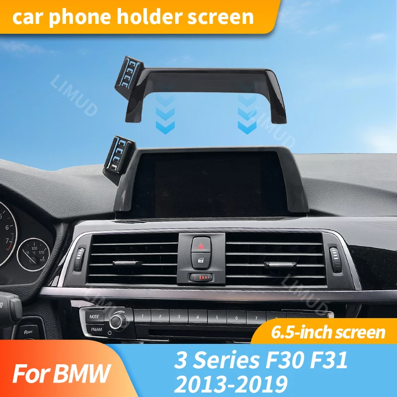 

For BMW 3 Series F30 F31 2013-2019 6.5-Inch Screen Navigation Bracket Car Phone Gravity Bracket Car Interior Accessories