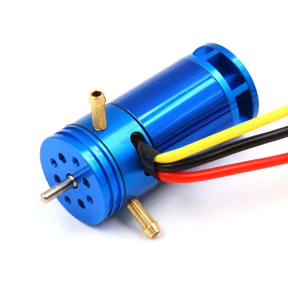 

Brushless Power Motor Drive Set 2-3S 2862KV 2800KV Water-Cooling Motor+50A Water-Cooled ESC with 5.5V/5V BEC for RC Boat Model