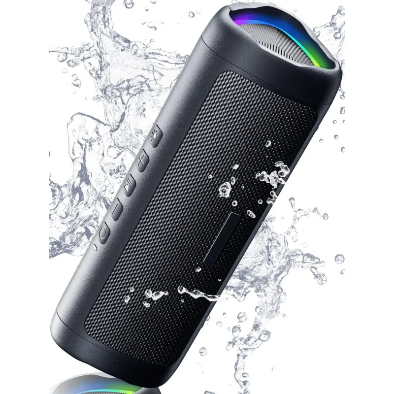 

Speaker With Sound, Portable Wireless, IPX5 Waterproof, Up to 20H Playtime, TWS Pairing, Bt5.3, Home/Party/Outd