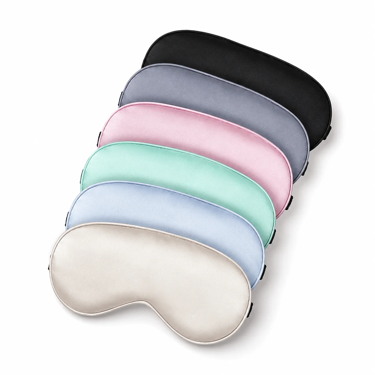 Satin Sleep Eye Mask Soft Blindfold Light Blocking Sleeping Mask for Women Men Travel Nap Home Rest Relaxation Gift