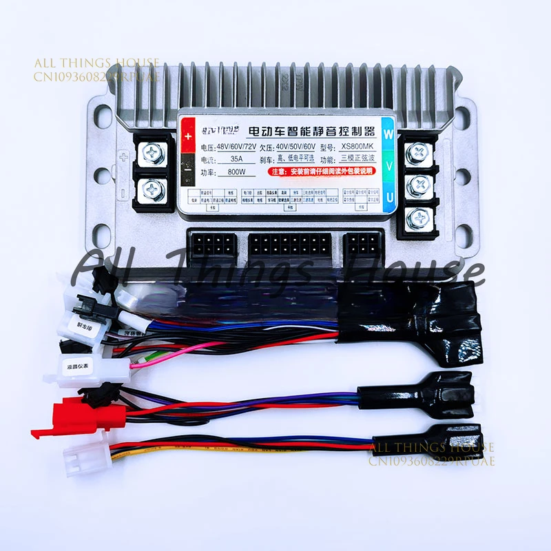 

Электрический скейтборд, Bluetooth-соединение, синусоида, бесщеточный трехрежимный контроллер векторного двигателя постоянного тока, программируемый 48 В, 60 В, 72 В