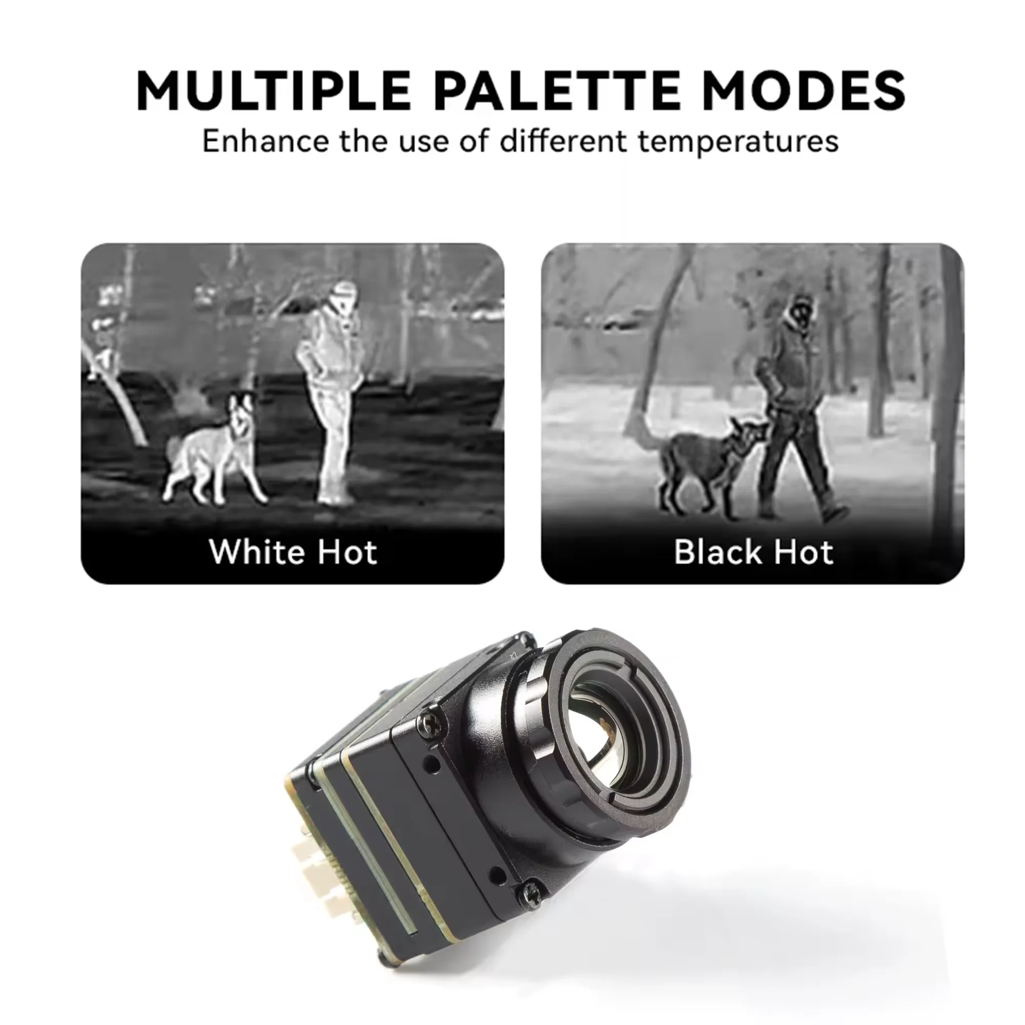 

High Resolution 640*512 Thermal Imager OEM CVBS Analog Interface Mini Camera Module for Full Protection 4.5-18V for RC FPV Drone