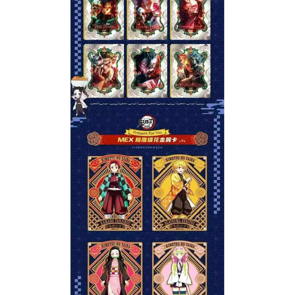 Hurtownia Pudełek Boosterów Kart Demon Slayer TCG Gra NR SSS Rzadkie Karty Kimetsu Yaiba Zabawki Stołowe Dla Rodziny Dzieci Prezenty Świąteczne
