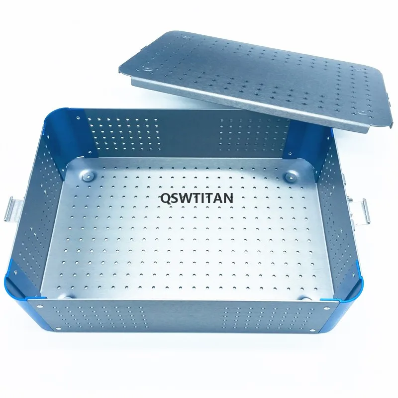 Aluminium Alloy sterilization tray box case extra big surgical instrument