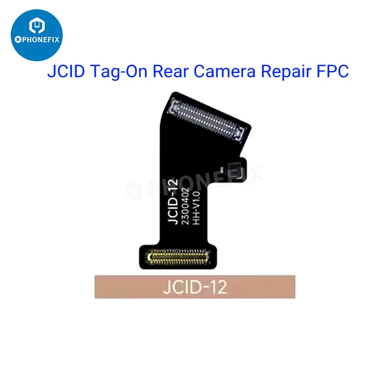 JCID Rear Camera Tag-on Repair FPC Flex Cable Wide Angle Camera Radar Read Write Module for iPhone 12 13 14 15 No Soldering