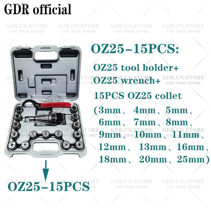 ツールホルダー用コレットチャック,iso40,nt30,nt40,bt30,bt40,r8,mt2,mt3,mt4,mt5,oz25,oz32,ozシリーズ