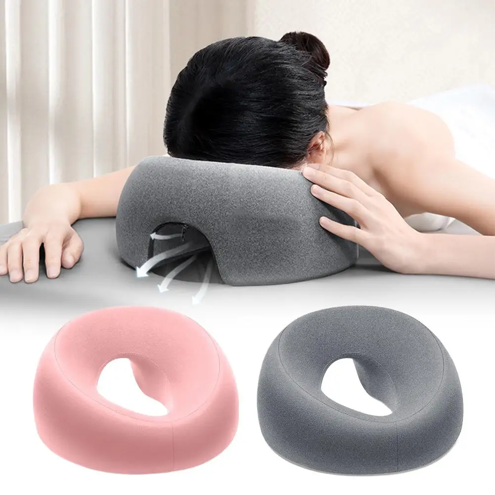 Massage Bed Face Pillow Memory Foam Prone Pillow with Hole Professional Bodywork Face Cushion Spa Table Accessories