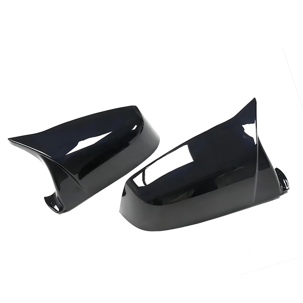 Replacement Rearview Side Mirror Covers Cap For BMW E60 LCI F06 F12 F13 5 6 Series M Style ABS Glossy Black Casing Shell