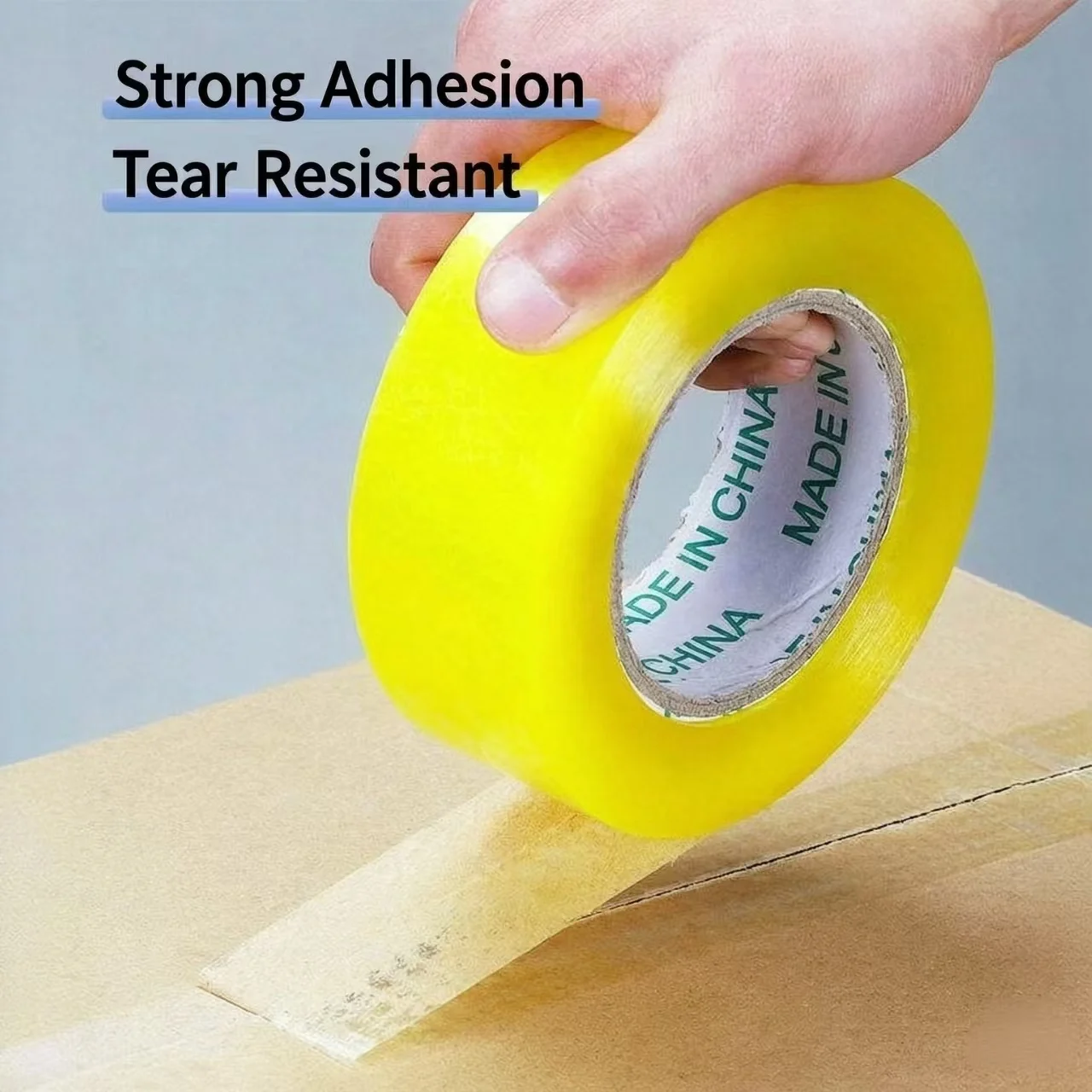 fita-adesiva-transparente-amarela-46mm-x-200m-rolo-grande-para-embalagem-expressa-uso-comercial