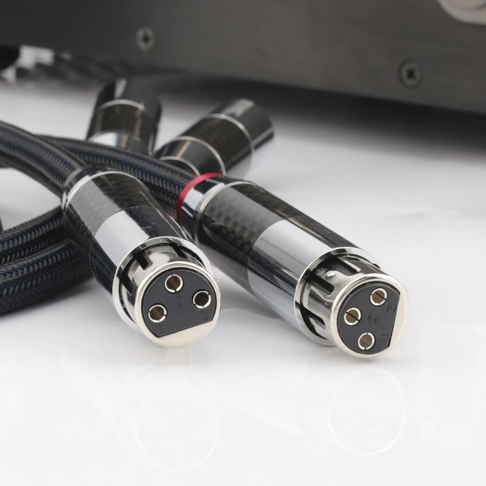 Audiocrast A10 Silver Plated XLR Balanced HiFi Audio Interconnect Cables Female XLR to Male XLR XLR Wire Signal Line XLR Cables