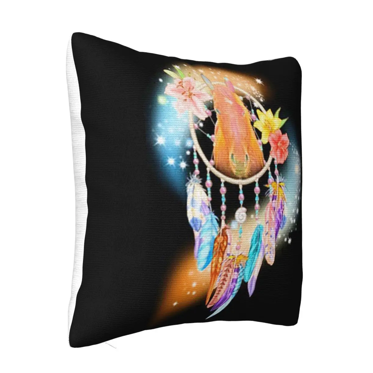 Horse Dreamcatcher Humour Hot Sale Summer Style Science Slim Fit Mens Slim Fit Tops Loose Surprise Pillow Case