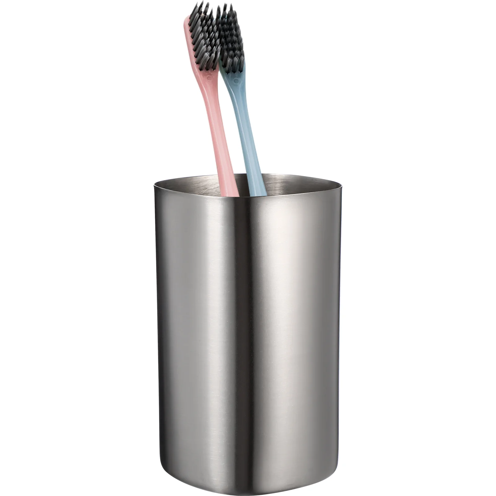 

Fine Workmanship Cup Functional Tooth Brush Toothbrush Water Home Use Metal Stainless Steel Silver Tumbler