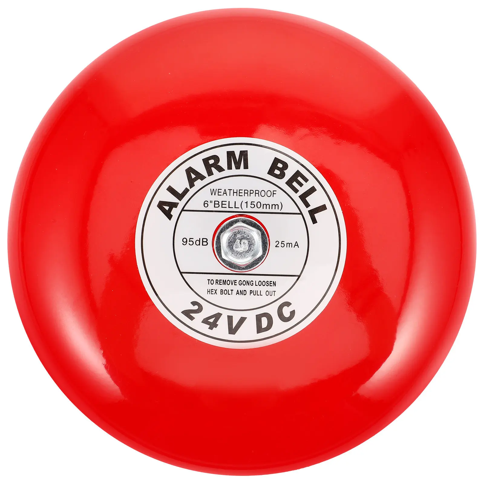 

Fire Bell 24V Electric Alarm Bell Loud Ringing Iron Security Emergency Fire Alarm Factory Doorbell Internal Strike