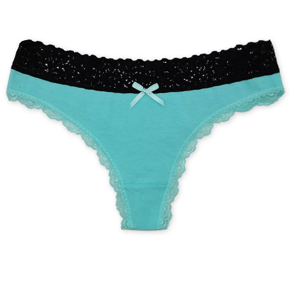 New Style 5pcs/Lot Women Lace Briefs Cotton Ladies Thong panty T Underwear shorts wholesale 87436