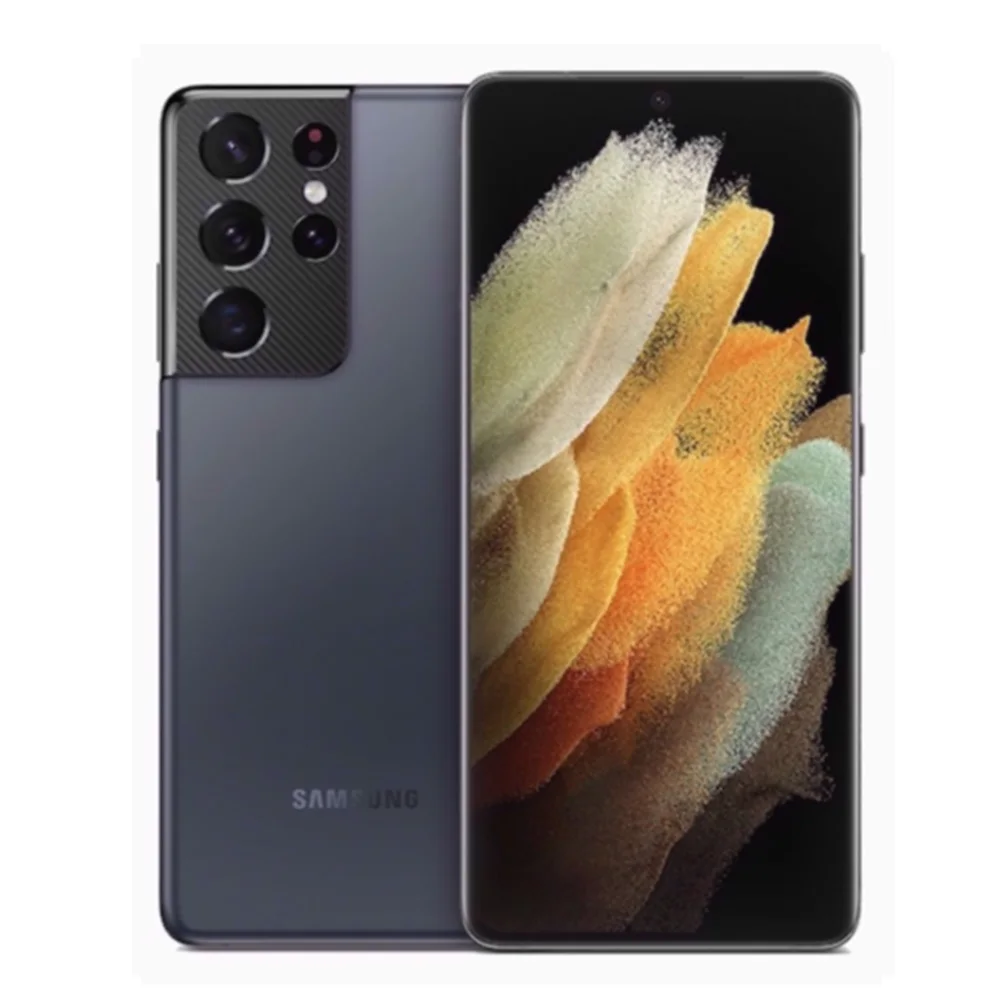 هاتف Samsung Galaxy S21 Ultra 5G G998U1 12G RAM 128GB/256GB ROM 6.8 بوصة ثماني النواة سنابدراجون 888 eSim هاتف ذكي أصلي غير مقفول S21U
