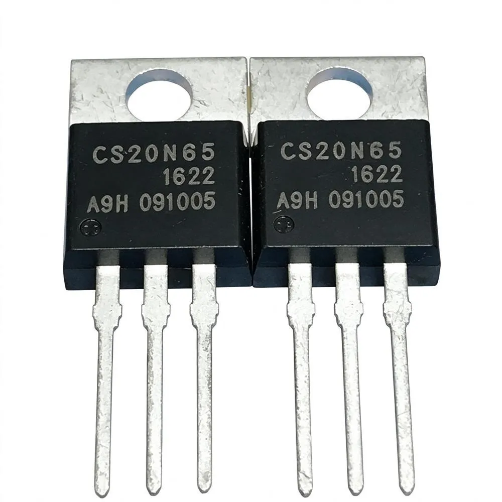 5PCS CS20N65 650V 20A TJ20A10M3 J20A10M3 5R250P IPA50R250CP 550V 9A E13007-2 MJE13007-2 RU6Z8R 8A/650V FQPF9N60