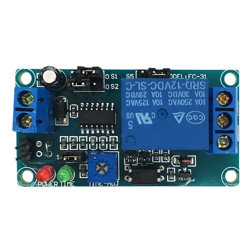 DC 12V 5V Time Delay Relay Module Delay Turn On / Delay Turn Off Relay Switch Module With Timer DC 12 V Volt Timing Relays Board