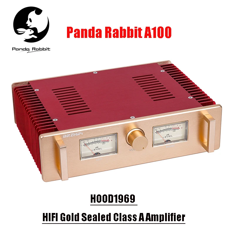Panda Rabbit 2025 Qingfeng A100 HOOD1969 HIFI Gold Sealed Class A Amplifier Gallbladder, King of Vocal Sound Quality