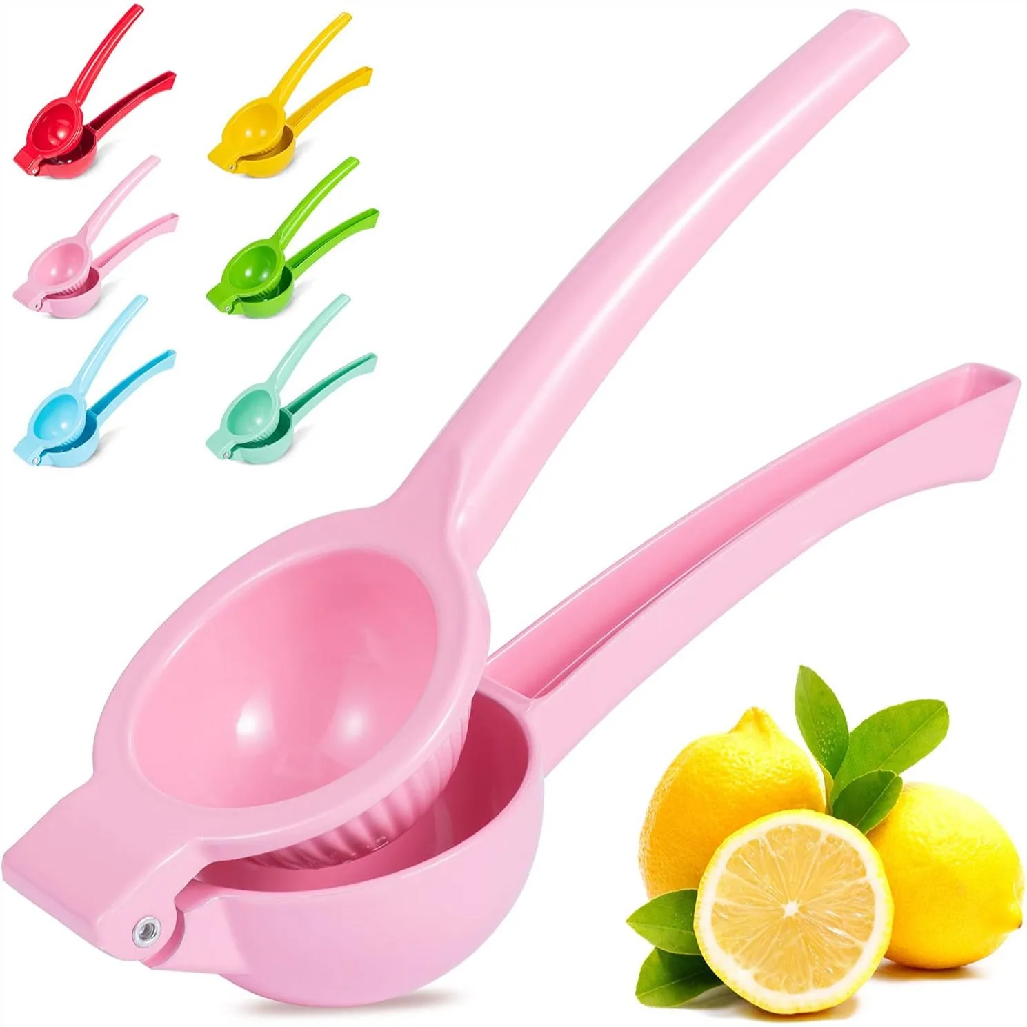 

Manual Lemon Squeezer with Handle for Citrus Juicing, Easy to Use and Clean