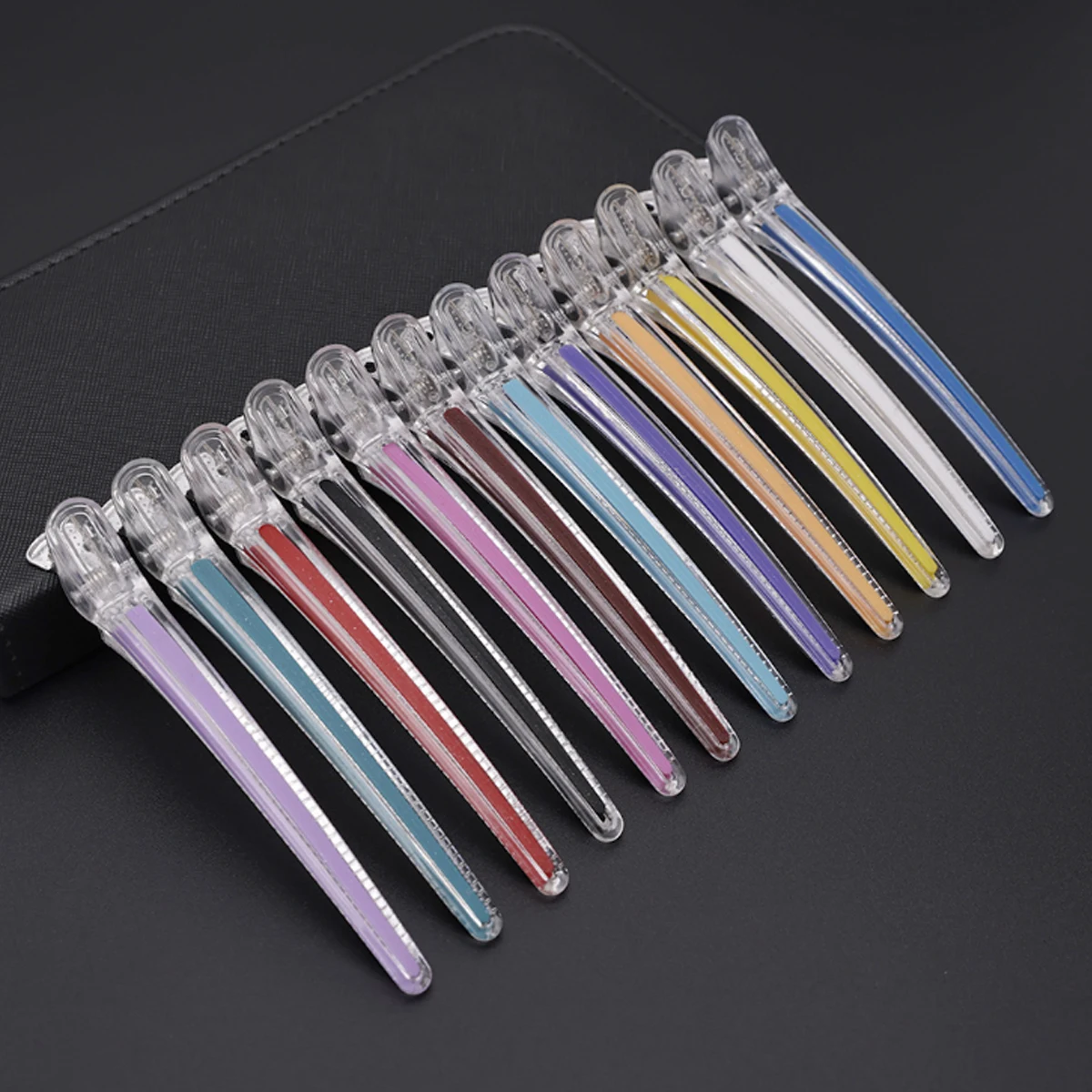 

12pcs Barbershop Hairdressing Hairpins Barber Haircutting Sectioning Hair Clamps Anti-static Hair Clip Salon Beauty Styling Tool