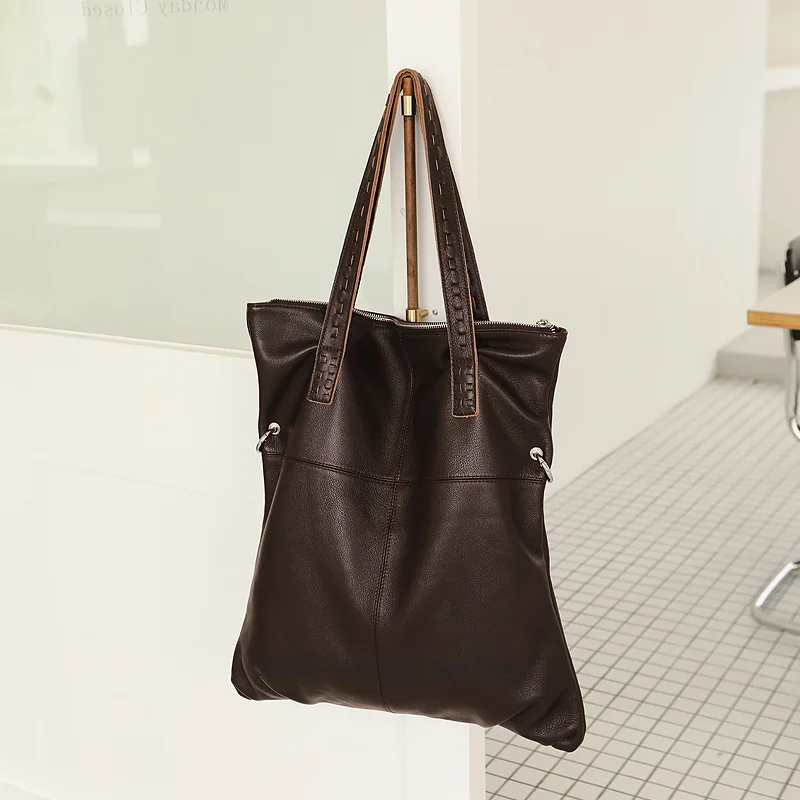 

Large Capacity Soft Leather Women's Tote Bag Versatile New Spring Fashion Handbag Shoulder Bag
