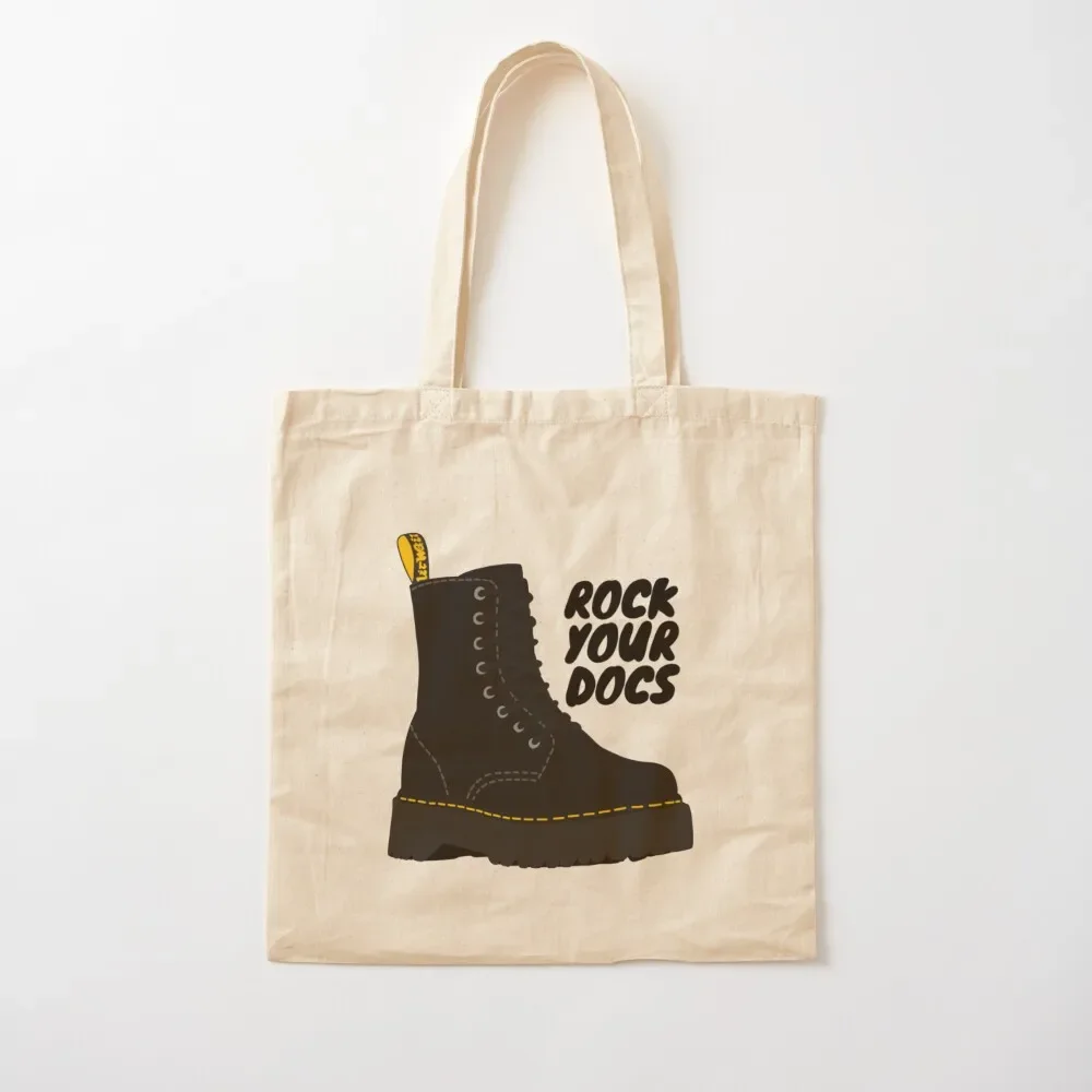 

rock your docs Tote Bag the tote bag sacs de shopping Bag