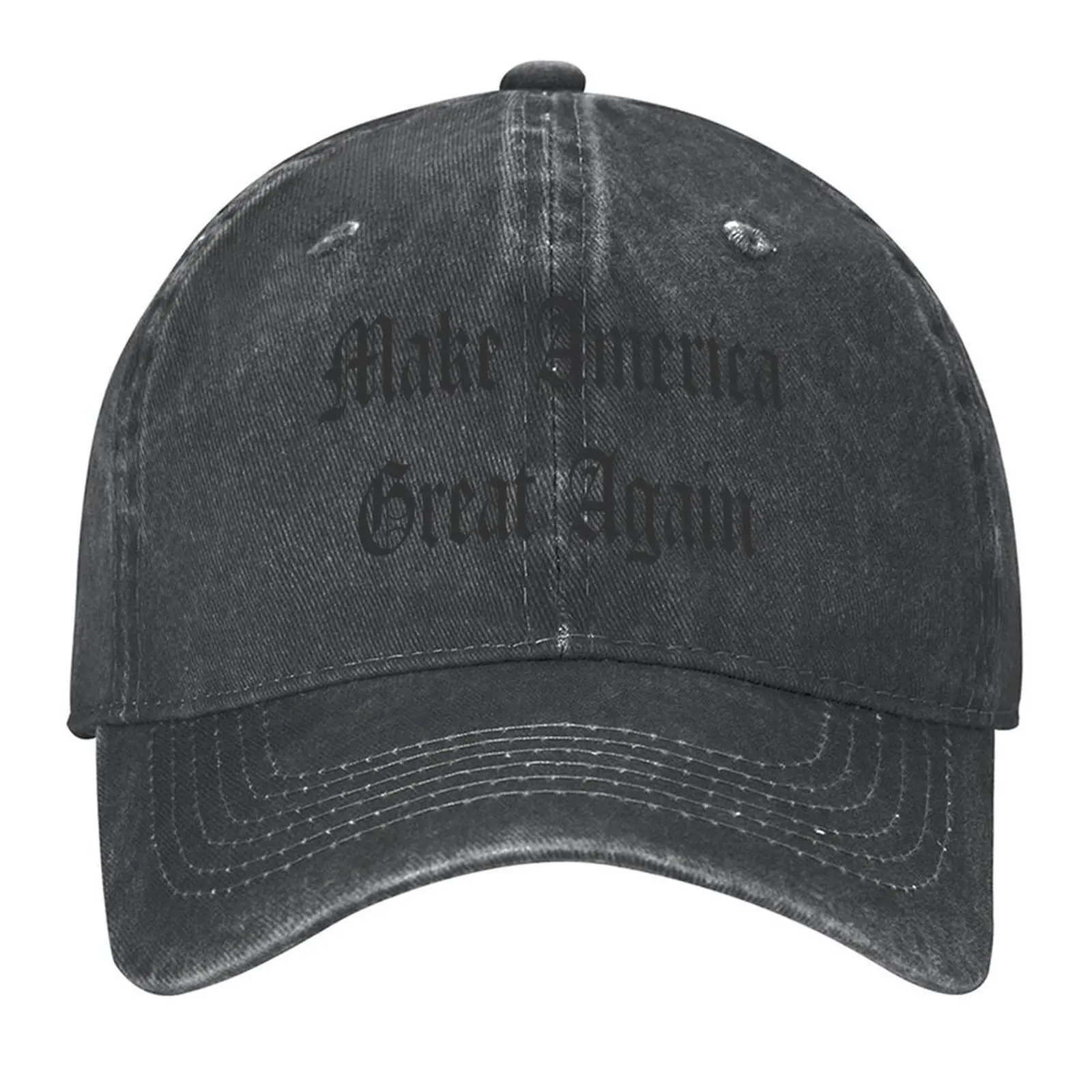 

Gothic Dark MAGA Baseball Cap Cosplay Hat Man For The Sun Hat Man Luxury black Baseball For Men Women's
