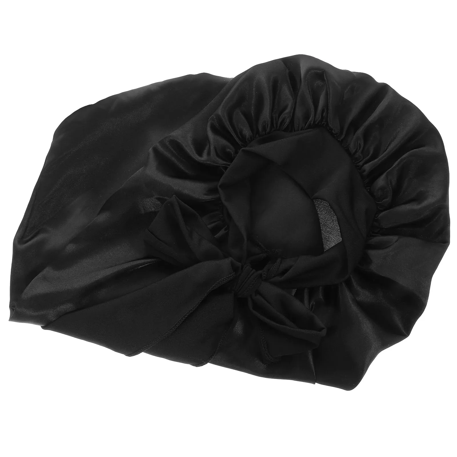 

Long Satin Sleep Hat Women Decorative Bonnet Braid Home Practical Lightweight Portable Easy Wear Long Hair Curly Hair