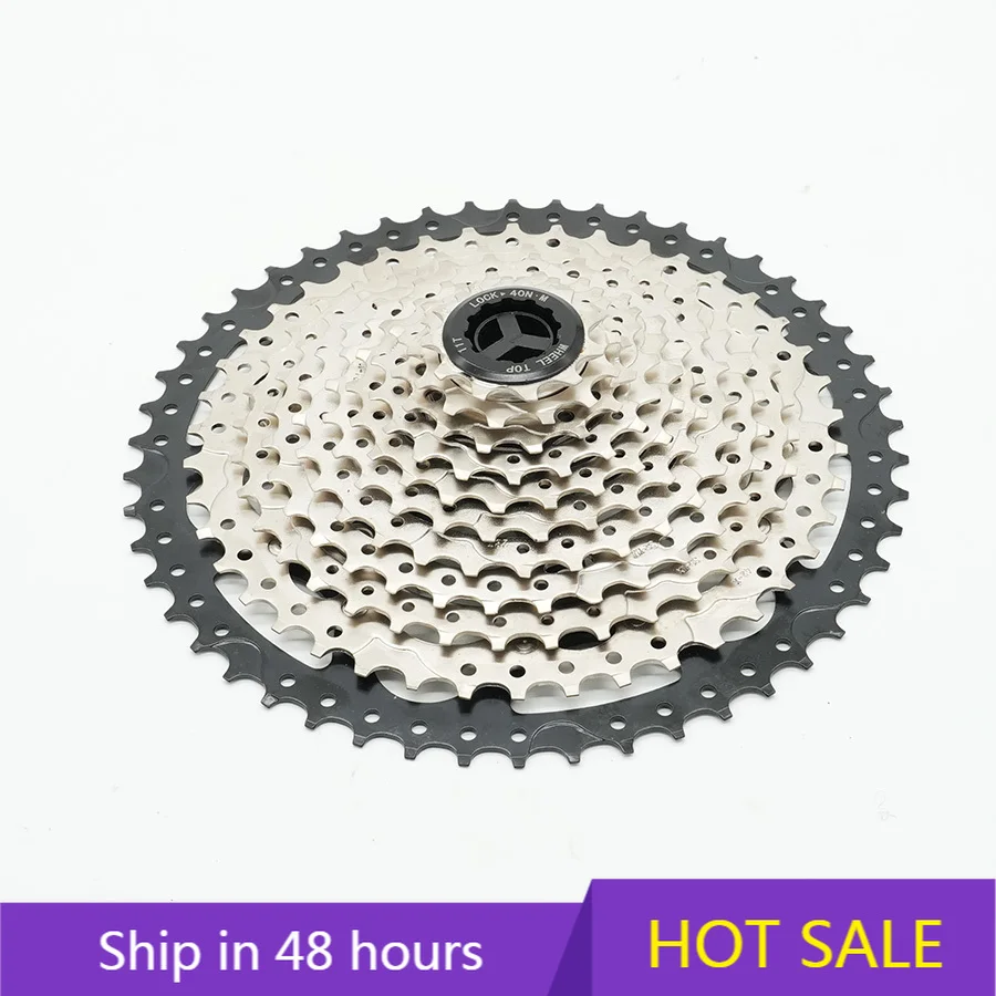 

POWER LEAP WheelTop C11A 11-Speed Steel Freewheel Cassette for Road Bike Black-silver Finish 11-36T to 11-52T Teeth Sizes Box Pa