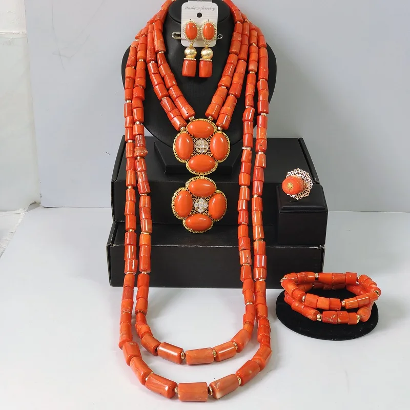 real-coral-beaded-african-jewelry-set-necklace-bracelet-earrings-ring-set-for-women-wedding-gifts