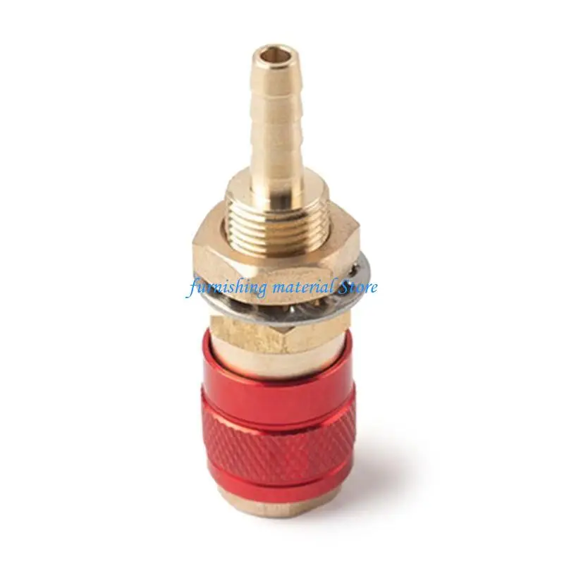 

Y5GD 6mm 8mm Water Cooled Air Cooled Gas Water Adapter Quick Connector Fitting For MIG\TIG Welding Torch Connector