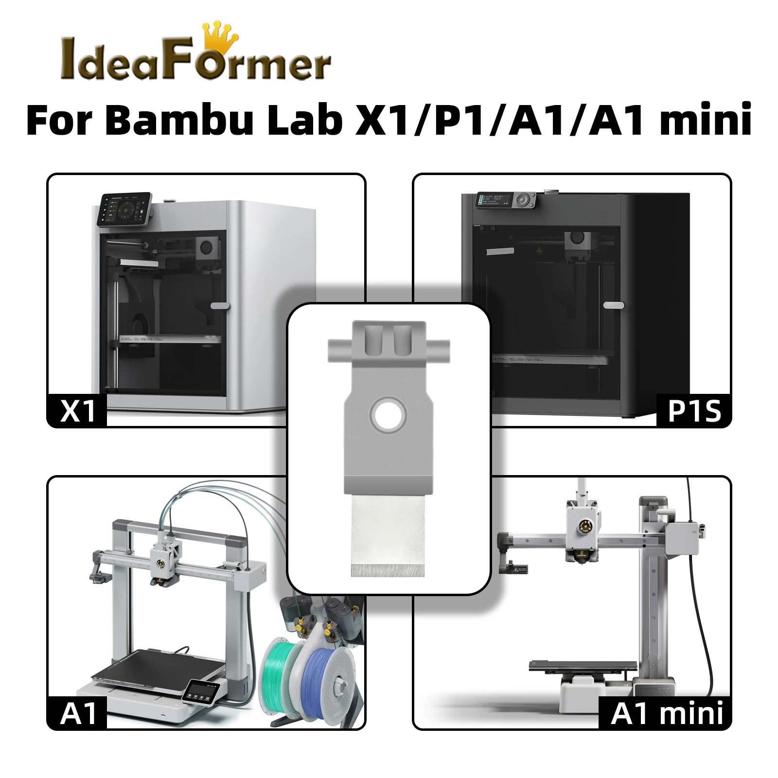 Filament Cutter Blade for Bambu Lab X1/P1P/A1/A2L Filament Cutter 3D Printers Filament Cutter Spare Parts for Bambu 3D Printers