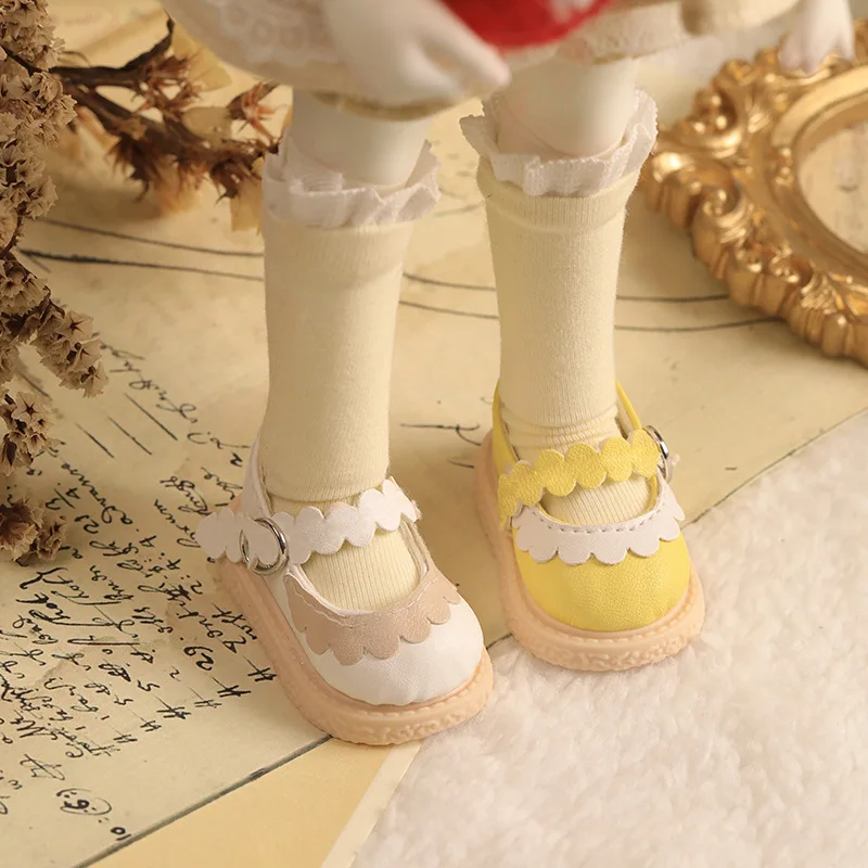 Handmade Lace BJD Boneca Sapatos, Boneca Menina Boneca Sapatos para Dollfie, Sonho, Mid Dk, Luts Soo, Dollmore Luts, 1:6, 5,1 cm x 2,9 cm x 2,5 cm