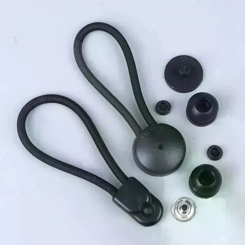 Truck Tie Down Kit Fastener Bungee Shock Cord Cover Clip Bungee Loop With Knob For Marine Boat RV Caravan Truck Car Cover
