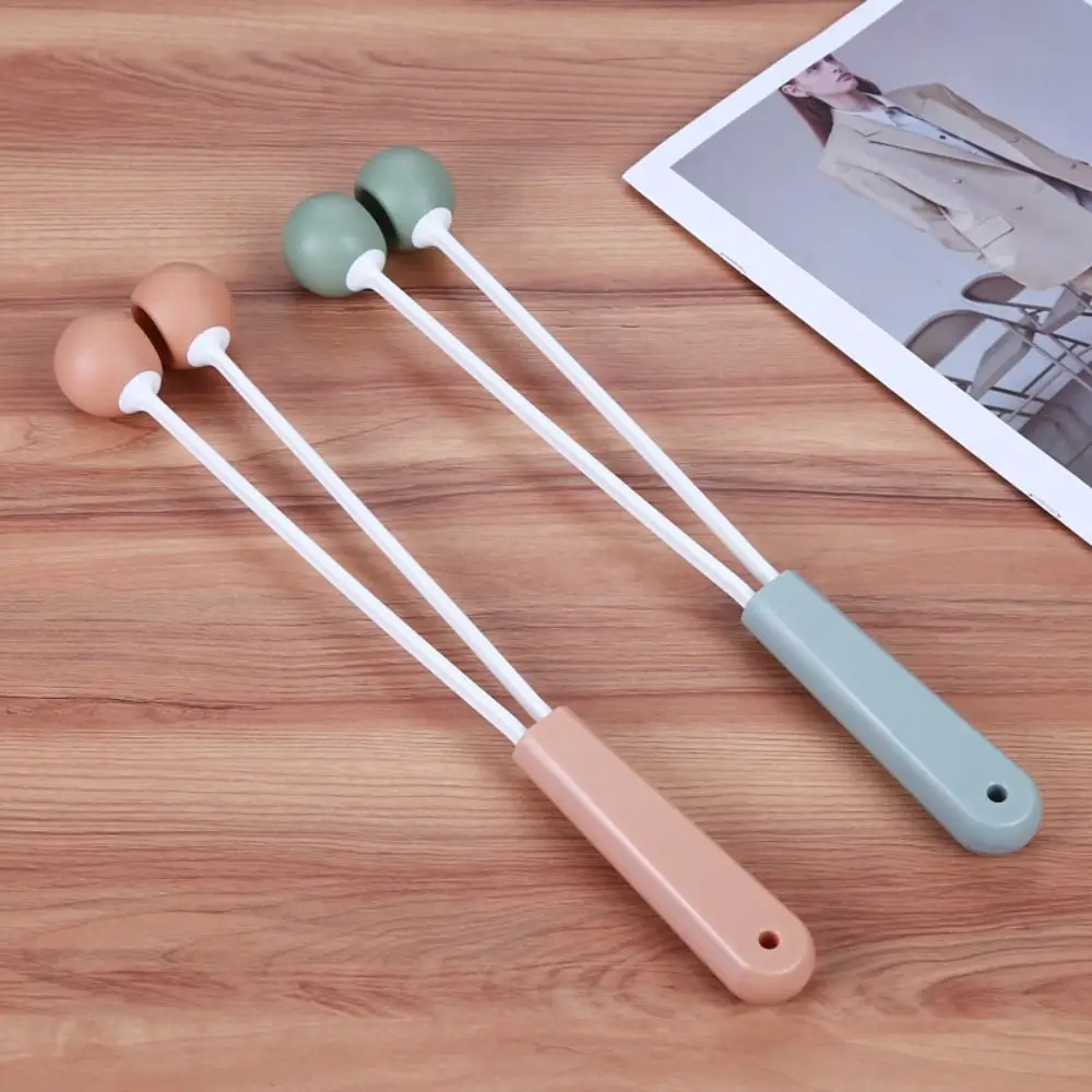 

Portable Massage Double Ball Hammer Knock Back Neck Relaxation Muscle Hand-held Massage Stick Waist Legs Meridian Beating