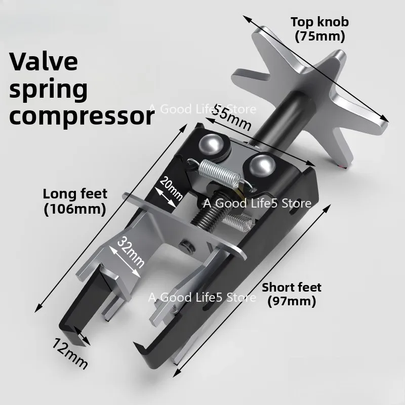 

Applicable To Valve Spring Compressor Engine Clamp Free Removal Compressor Auto Repair Tool Oil Seal Puller Removal Vail Clamp